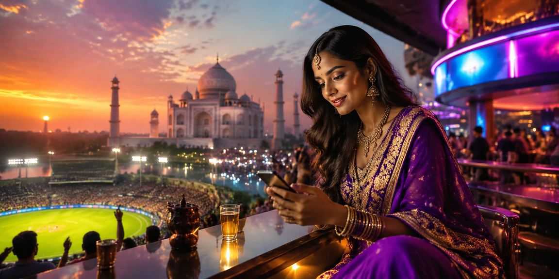 Mobile casino payment interface shown on a smartphone in Agra